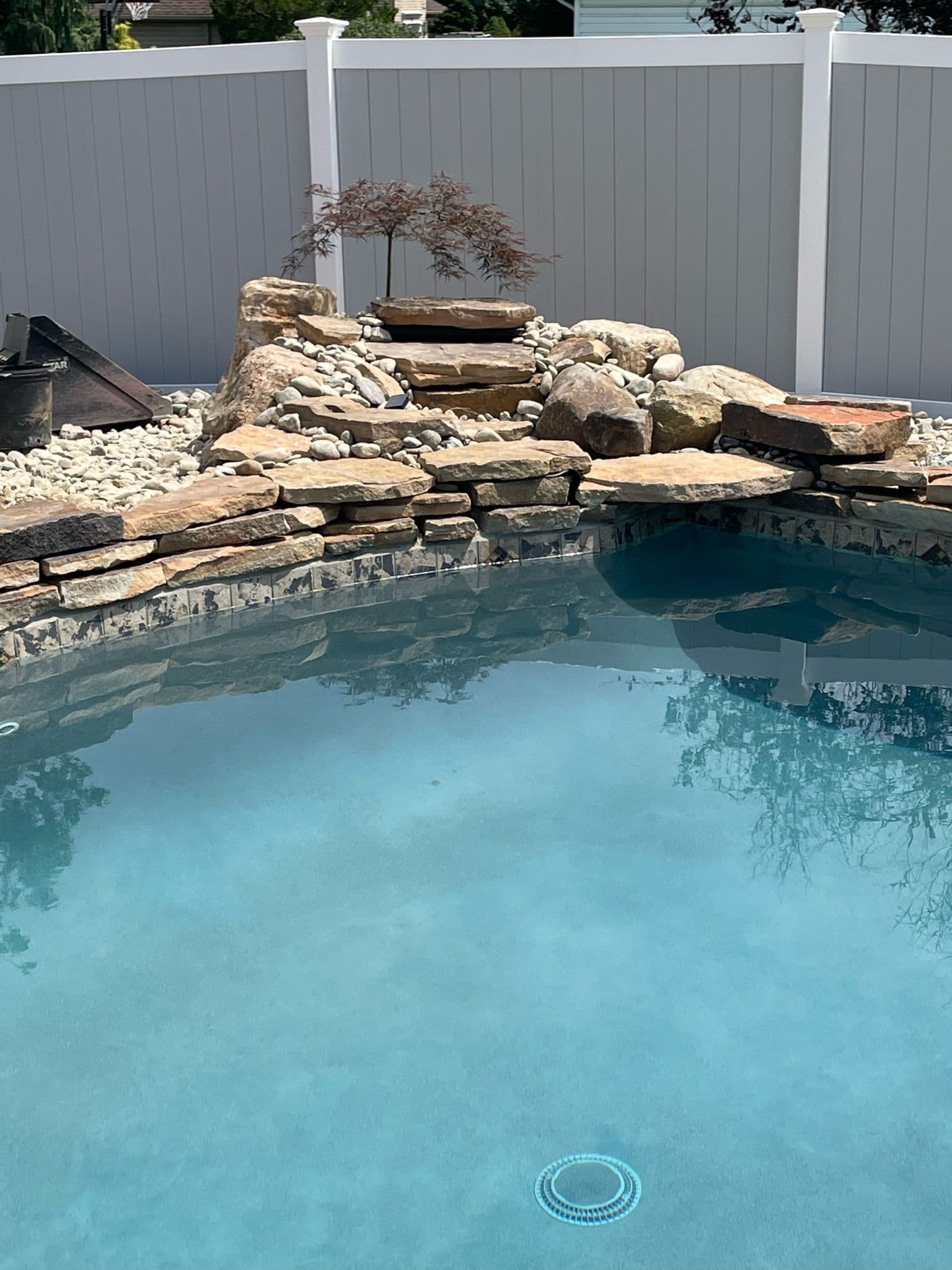 Project Poolside Elegance with Natural Rock Water Feature image