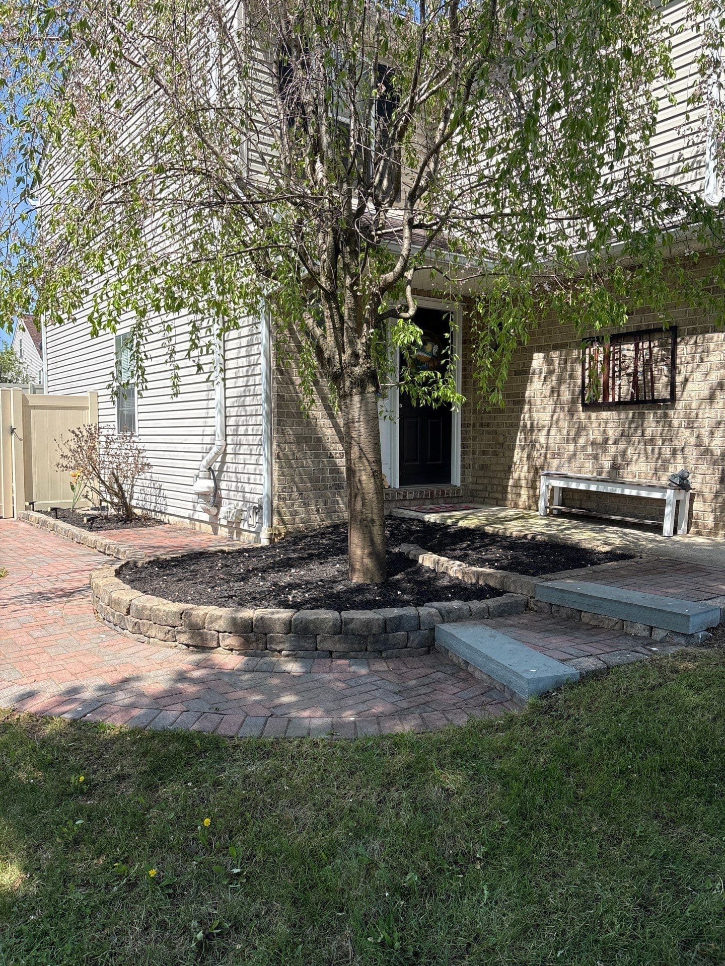 Gallery photos for Overgrown Shrub Removal Opens Up This Palmer Township Front Yard: Image #1