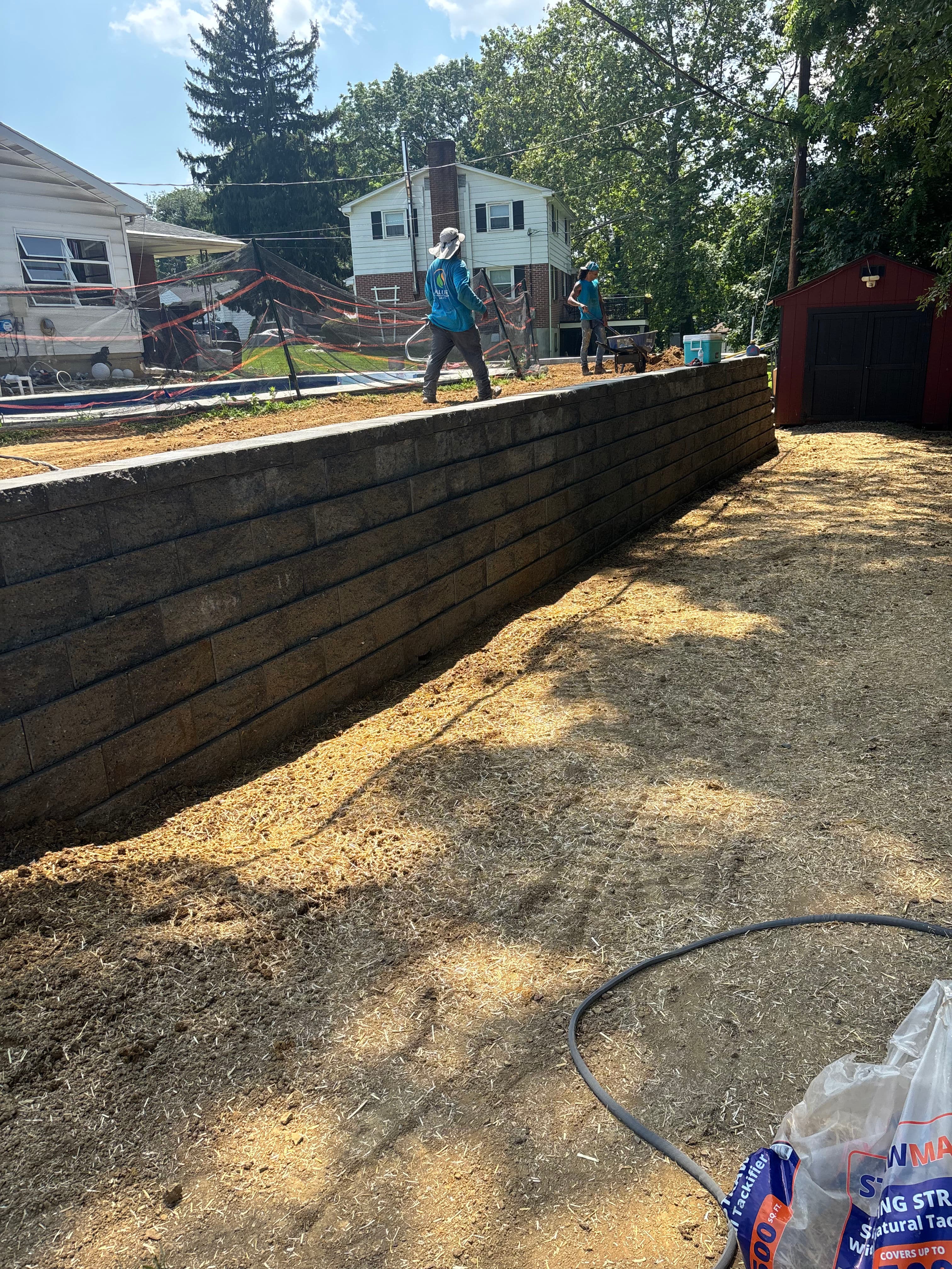 Project Building a New Retaining Wall in Bethlehem PA image