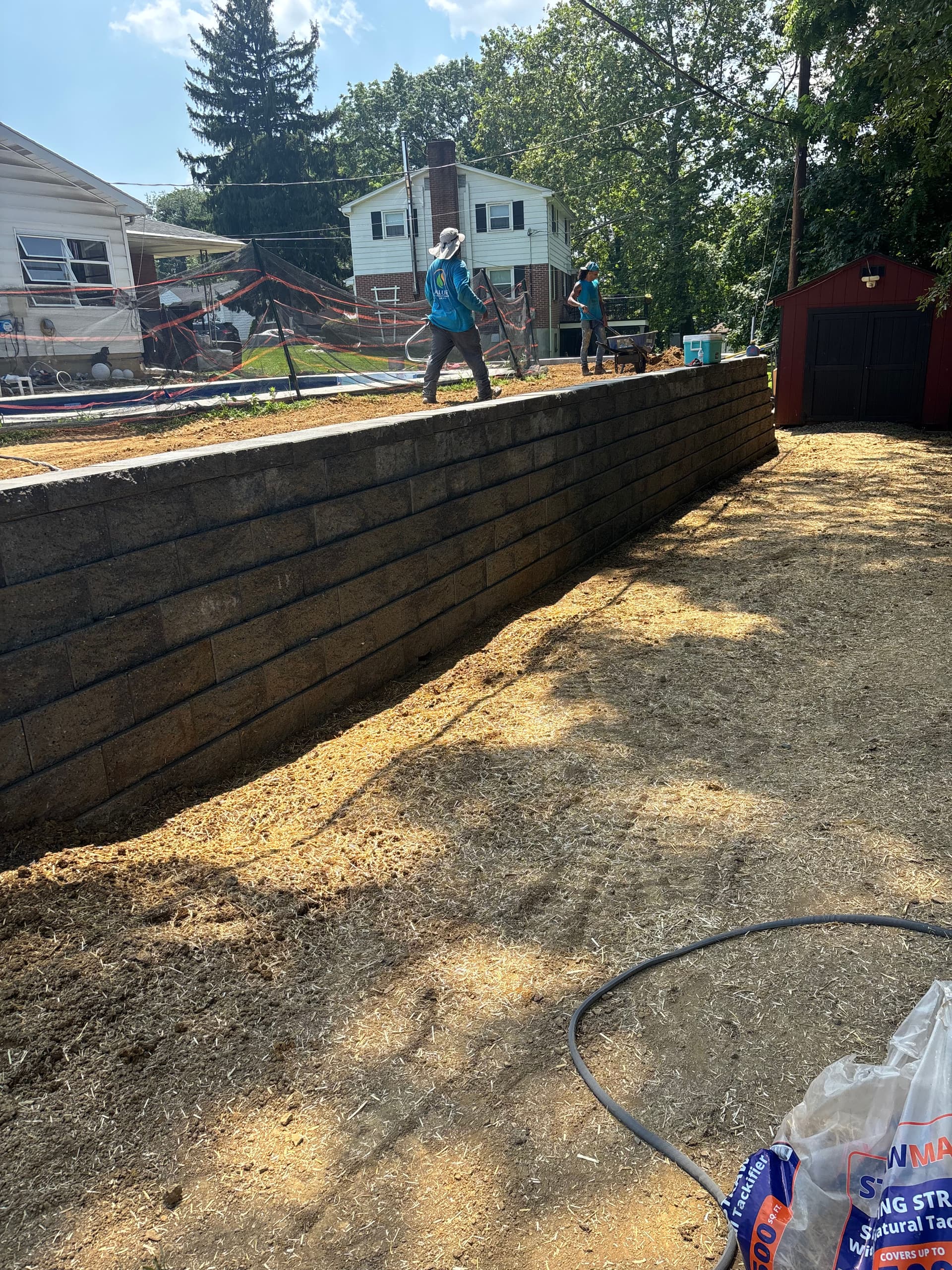 Building a New Retaining Wall in Bethlehem PA image