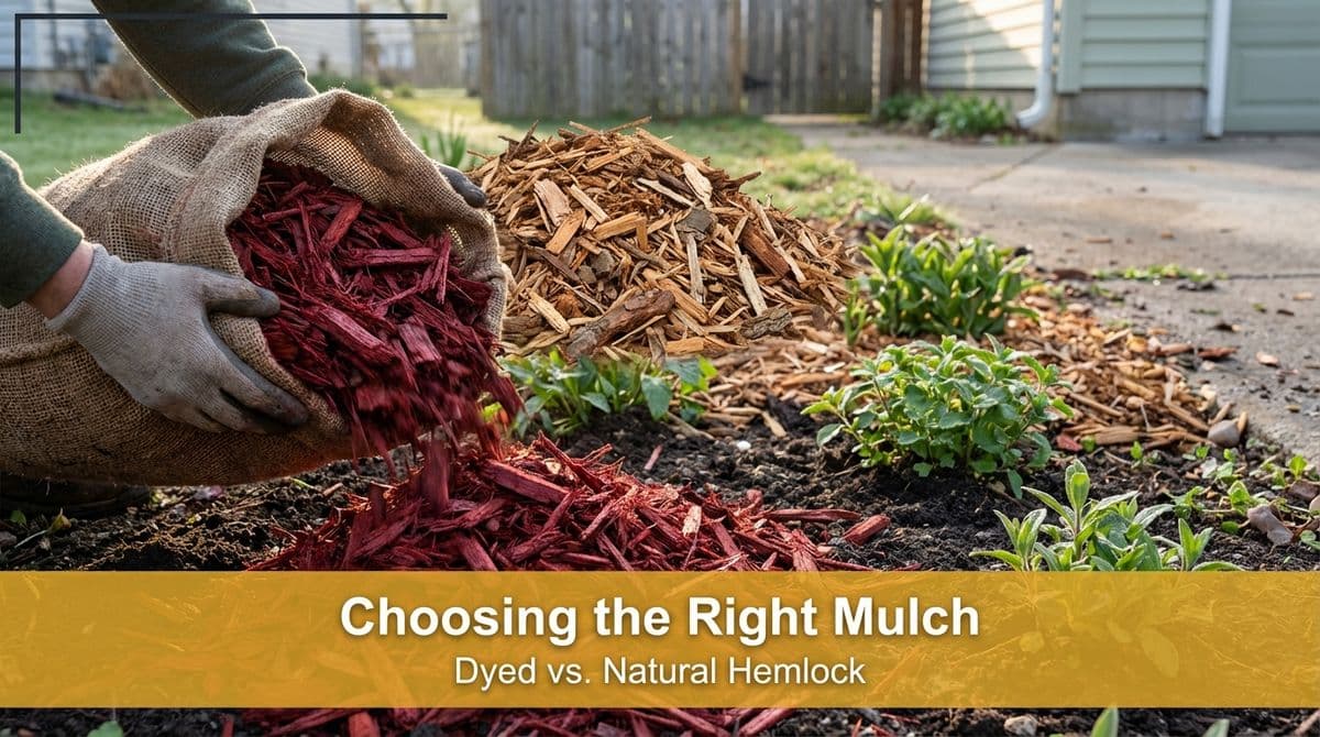 Blog post Choosing the Right Mulch: Dyed vs. Natural Hemlock & Quantity Guide image